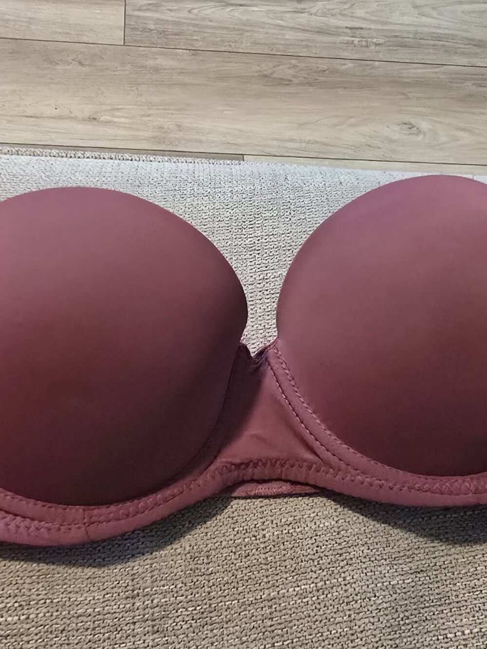Tahari Underwire Convertible Bra Lightly Padded Purple 34C NWT